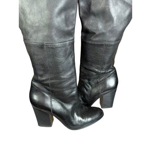 Stuart Weitzman Belmont Nappa Leather Black Knee High Boot Women's Size 8.5 - Picture 2 of 15